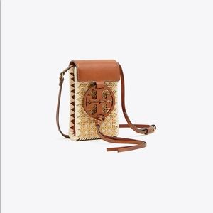 NWT TORY BURCH RATTAN CROSS BODY